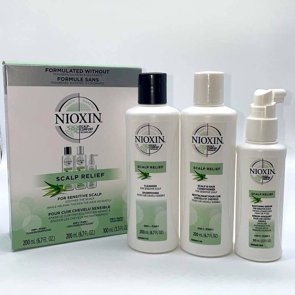 Nioxin Scalp Relief for Sensitive, Dry and Itchy Scalp Kit